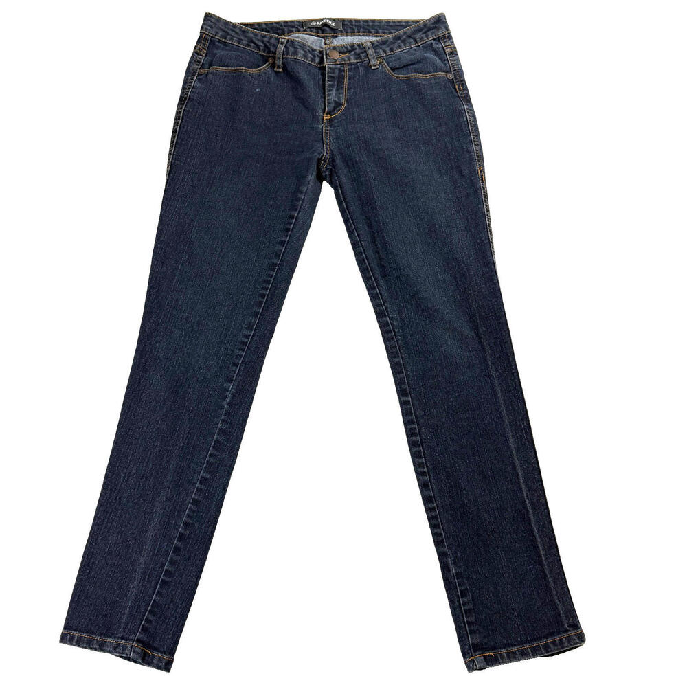 Kayden K Jeans Womens 11 Skinny Dark Wash Stretch Denim Classic Fit